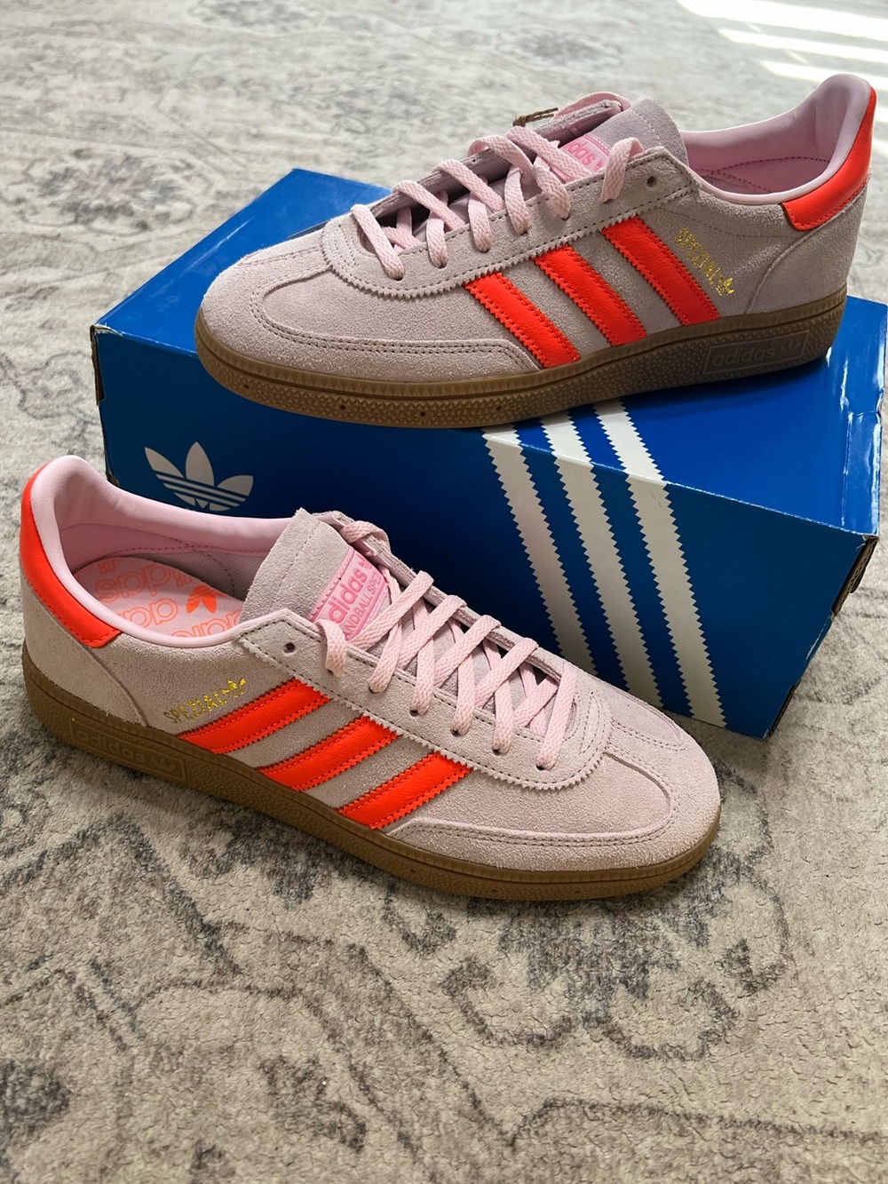 Adidas Handball Spezial sneakers Clear Pink/Solar Orange/Gum